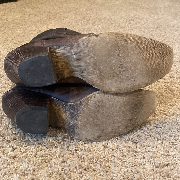 Durango Distressed Western Slouch Boots Size 8 - Picture 4 of 11